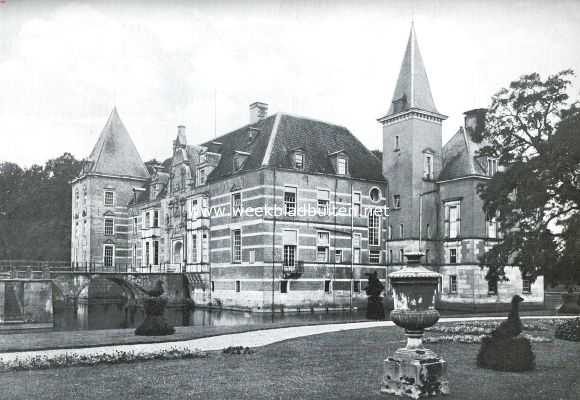 Overijssel, 1922, Delden, Het kasteel Twickel. Van ter zijde gezien