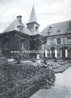 Het kasteel Twickel. Hoekje van de achtergevel