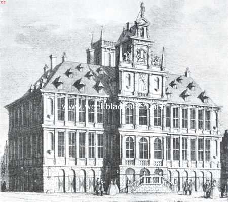 Zeeland, 1922, Vlissingen, Het oude stadhuis van Vlissingen, verwoest door de Engelschen in 1809