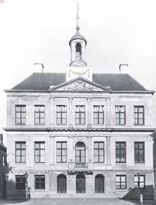 Noord-Holland, 1922, Weesp, Het Stadhuis te Weesp, voorgevel