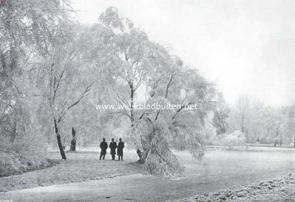 Noord-Holland, 1922, Amsterdam, Winter in het Vondelpark