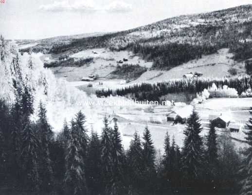 Noorwegen, 1922, Roa, De Noorsche hooggebergte-spoorweg. Roa, zestig kilometer van Christiana
