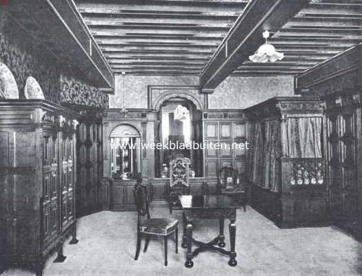 Het kasteel de Haar. Kamer in Oud-Hollandschen stijl