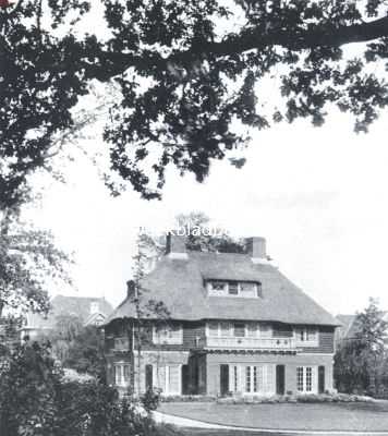 Noord-Holland, 1922, Bloemendaal, Moderne landhuizen. Huize Goeree. Huize Goeree te Bloemendaal 2