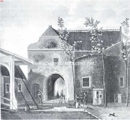 Noord-Holland, 1922, Weesp, De voormalige Muiderpoort te Weesp