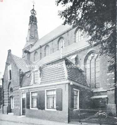 Noord-Holland, 1922, Weesp, Bij de St. Laurenskerk te Weesp