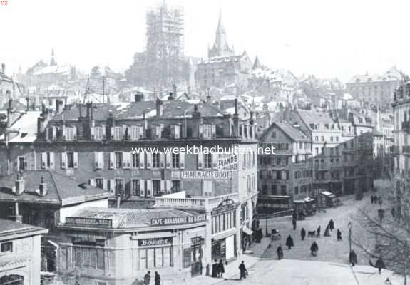 Gezicht op Lausanne