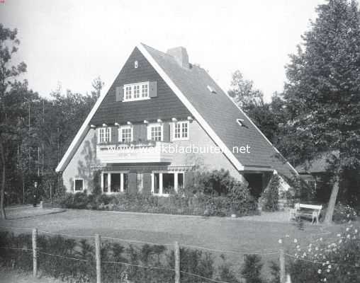Utrecht, 1923, Zeist, Hoe een architrect voor zich zelf bouwt. Landhuis 