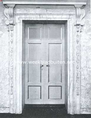 Noord-Holland, 1923, Amsterdam, Het Amsterdamsche Stadhuis-Paleis. De deur der Desolate Boedelkamer