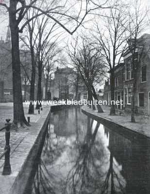 Zuid-Holland, 1923, Gouda, Grachtje bij de Varkensmarkt te Gouda