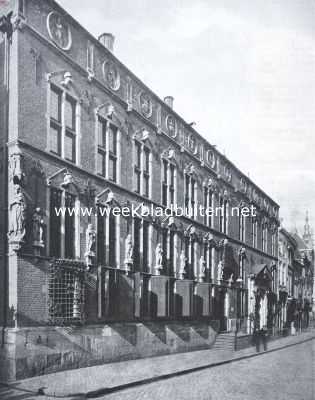 Gelderland, 1923, Nijmegen, De voorgevel van het Raadhuis te Nijmegen