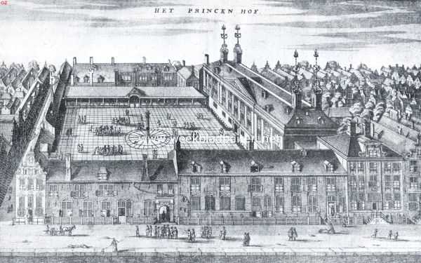 Het Prinsen- of Admiraliteitshof. Overzicht der Prinsenhof-gebouwen in de tweede helft der 17de eeuw