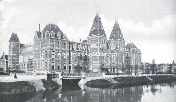 Noord-Holland, 1923, Amsterdam, Het Rijksmuseum, gezien van het noordoosten