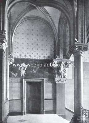 Noord-Holland, 1923, Amsterdam, Het Centraal Station te Amsterdam. Vestibule in het Koninklijk Paviljoen