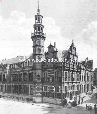 Zuid-Holland, 1923, Den Haag, Het Haagsche Raadhuis. Gezien van het zuidwesten