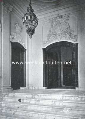 Zuid-Holland, 1923, Den Haag, De vestibule in het Logement van Amsterdam