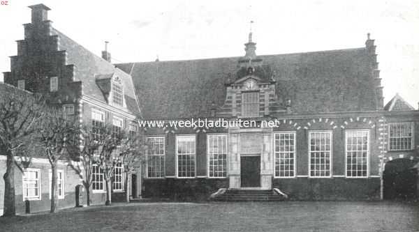 De Stadsdoelen te Haarlem. Hoofdgebouw aan de binnenplaats