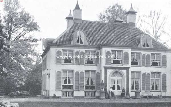 Utrecht, 1923, Nieuwersluis, Langs den Vechtstroom bij Nieuwersluis. Huize Nieuwerhoek aan de Vecht