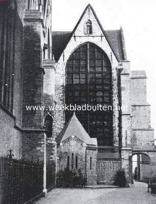 Zuid-Holland, 1923, Gouda, Bij de St. Janskerk te Gouda