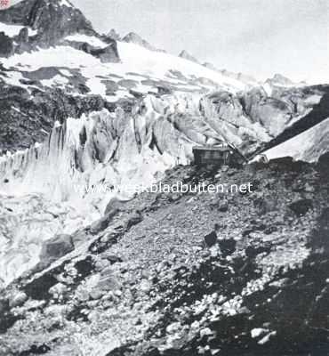 Zwitserland, 1923, Onbekend, Rhnegletscher, gezien van de Furkastrasse