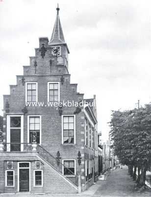 Friesland, 1923, Balk, Het raadhuis te Balk