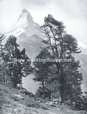 Zwitserland, 1923, Zermatt, De Matterhorn bij Zermatt