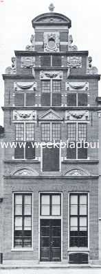 Overijssel, 1923, Deventer, Oude gevel aan de Kleine Poot te Deventer