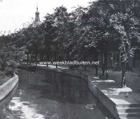 Zuid-Holland, 1923, Leiden, In de bocht van de Lange Mare te Leiden