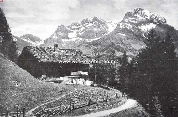Zwitserland, 1923, Adelboden, In de omgeving van Adelboden