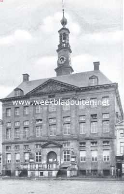 Het stadhuis te 's-Hertogenbosch. Voorgevel