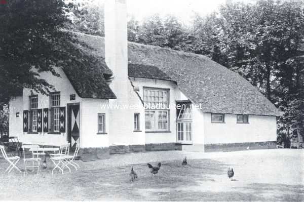 Gelderland, 1923, Uddel, Huisje aan het Uddeler meer