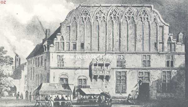Gelderland, 1924, Arnhem, Het oude stadhuis te Arnhem, kort voor de slooping