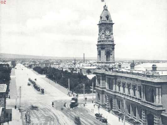 Australi, 1924, Adelaide, Het stadhuis van Adelade, hoofdstad van Zuid-Australi