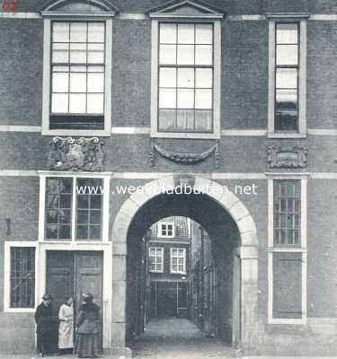 Zuid-Holland, 1924, Den Haag, Het voormalige Groot-Boterhuis te 's-Gravenhage. Geveldtail