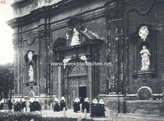 Bij de kerk van het Klein Begijnhof te Gent