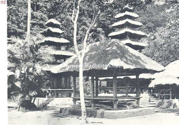 Indonesi, 1924, Bali, Bali. Tempel in Zuid-Bali