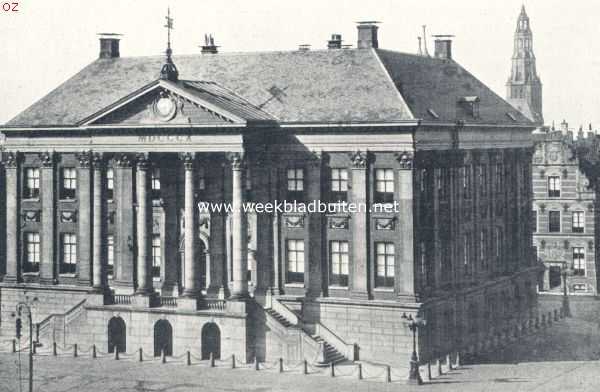 Groningen, 1924, Groningen, Groningsche Raadhuizen. Het tegenwoordige Raadhuis te Groningen