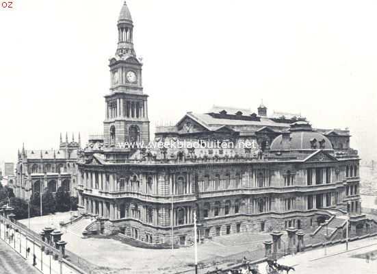 Australi, 1924, Sydney, Sydney en omstreken. Het stadhuis te Sydney
