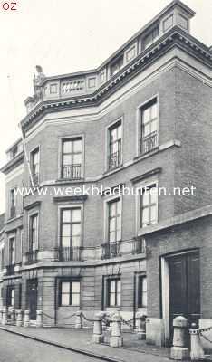 Het gebouw der Hollandsche Maatschappij van Wetenschappen te Haarlem. Het gebouw der Hollandsche Maatschappij van Wetenschappen aan het Spaarne te Haarlem