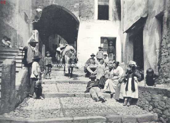 Iets over de geschiedenis van Menton. In Oud-Menton, achter de Rue Longue