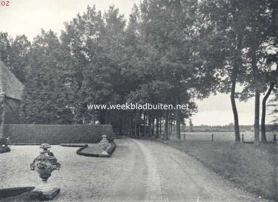 Overijssel, 1924, Dalfsen, Langs de Overijselsche Vecht. Voorplein bij Huize Aalshorst
