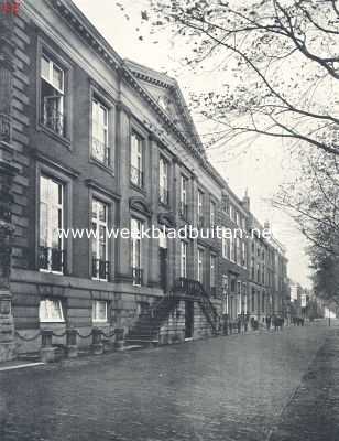 Noord-Holland, 1924, Haarlem, 'n Haarlemsche patricirswoning. Een Haarlemsche patricirswoning, tegenwoordig ambtswoning van den Commissaris der Koningin in Noord-Holland