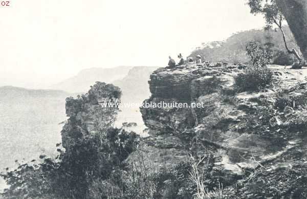 Nieuw-Zeeland., 1924, Onbekend, Nieuw Zeeland. Op de rotsen van Midford-sound