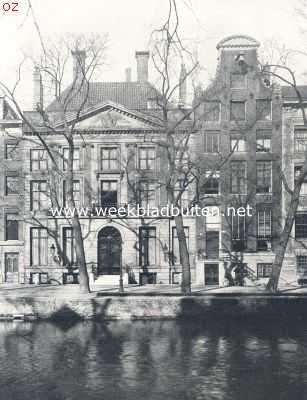 Noord-Holland, 1924, Amsterdam, Huizen aan de Heerengracht bij de Vijzelstraat te Amsterdam