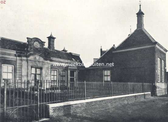 Noord-Holland, 1924, Haarlem, Haarlemsche hofjes. Het hofje van Noblet, de voorgevel