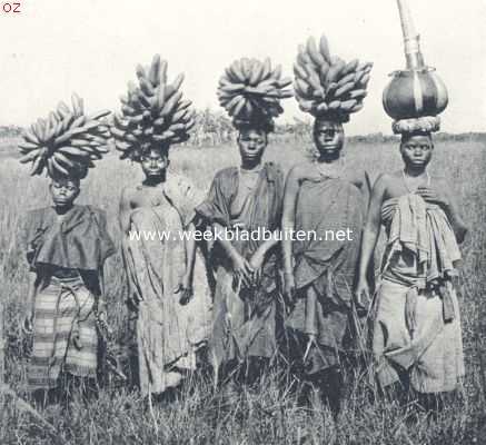 De bewoners van Oost-Afrika. Oost-Afrikaansche negervrouwen