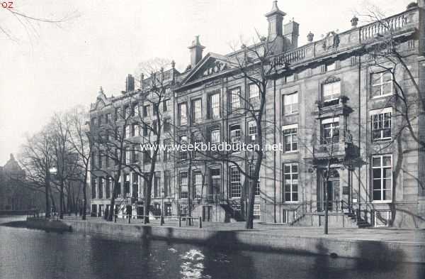 Noord-Holland, 1924, Amsterdam, Amsterdamsche grachtpaleizen. Amsterdamsche grachtpaleizen aan de 