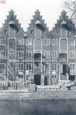 Noord-Holland, 1924, Amsterdam, De Groenlandsche Pakhuizen. De Groenlandsche Pakhuizen op de Keizersgracht te Amsterdam