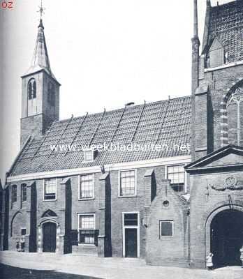 Het schip der oude Begijnhof- of Waalsche kerk te Haarlem, thans als kosterswoning in gebruik