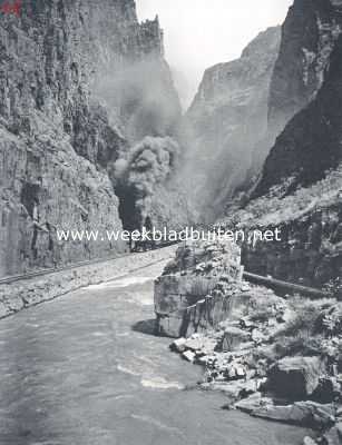 Amerika, 1924, Onbekend, De Royal Gorge, canyon van de Arkansas, in Colorado